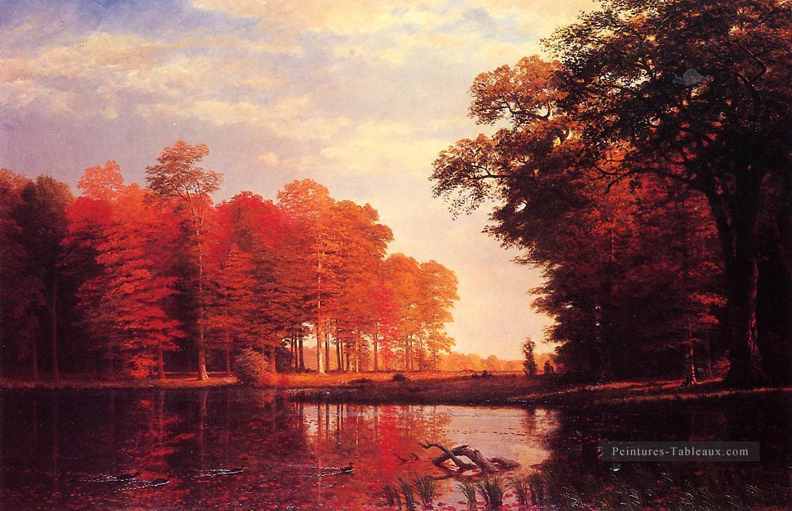 Automne Woods Albert Bierstadt Peintures à l'huile
